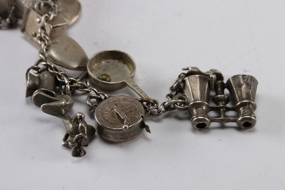 Silver Charm Bracelet