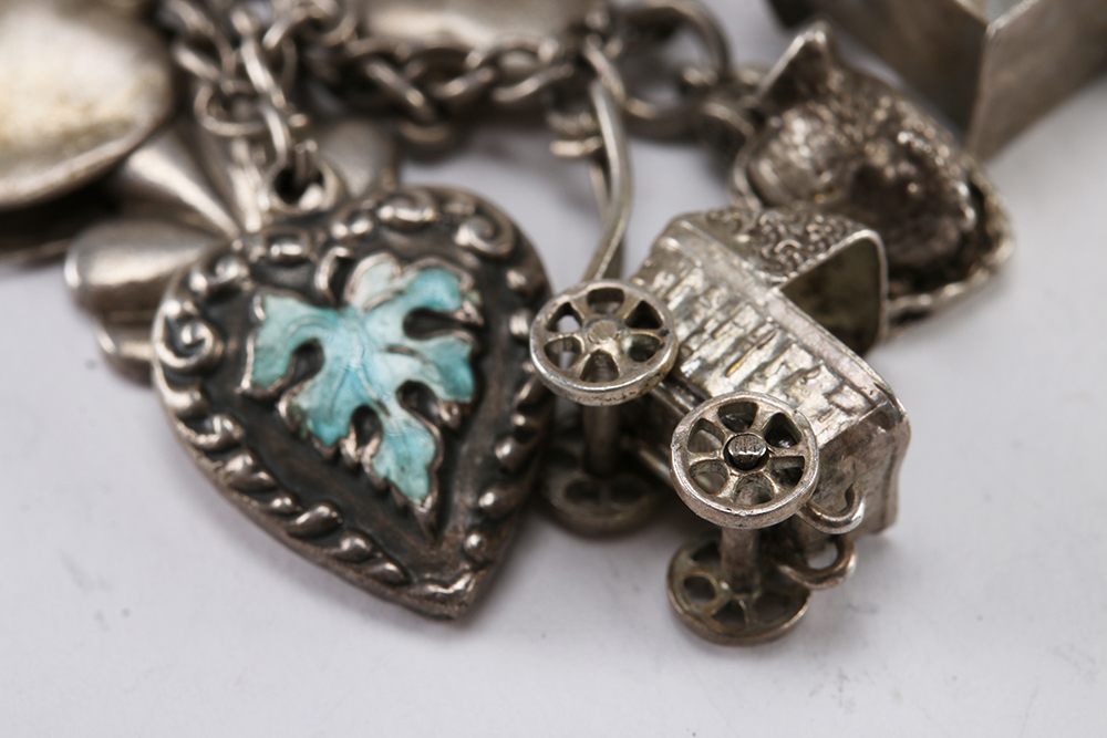 Silver Charm Bracelet