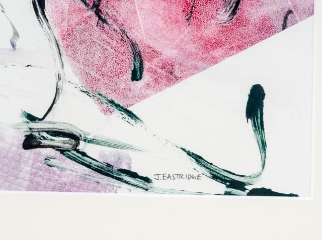 Jen Eastridge Original Abstract Monoprint