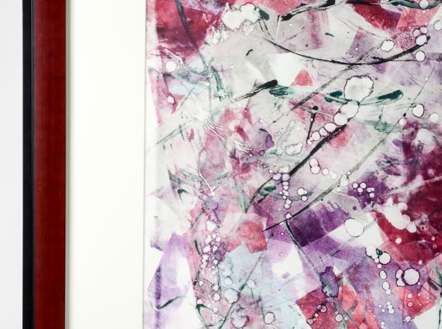 Jen Eastridge Original Abstract Monoprint