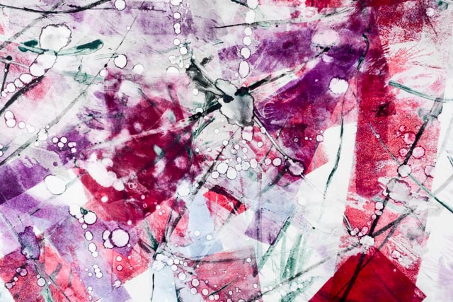 Jen Eastridge Original Abstract Monoprint