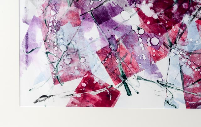 Jen Eastridge Original Abstract Monoprint