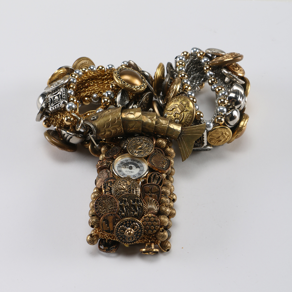 Silver and Gold Tone Bracelets