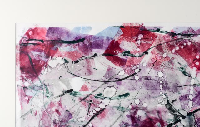 Jen Eastridge Original Abstract Monoprint