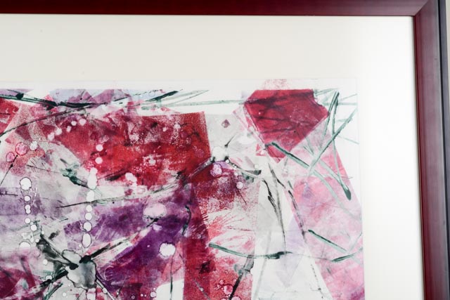 Jen Eastridge Original Abstract Monoprint