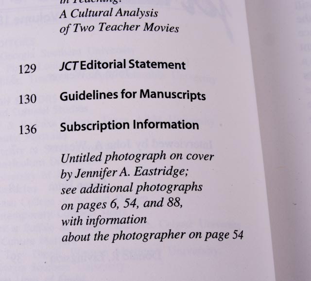 Pair of Jen Eastridge Original Published Photographs Signed