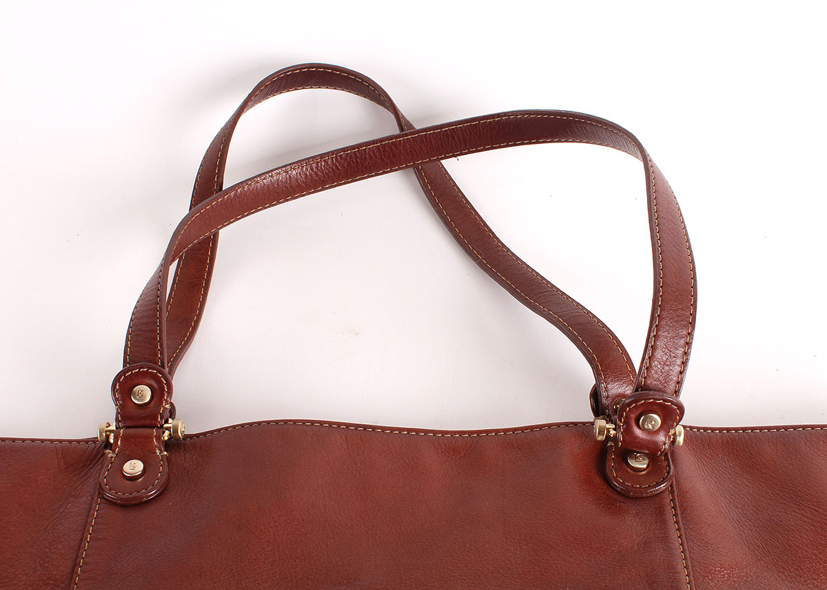 Brown and Black Leather Handbags