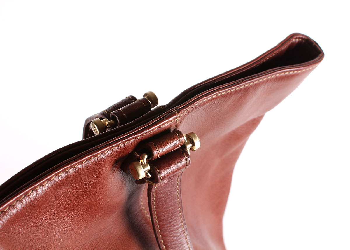 Brown and Black Leather Handbags