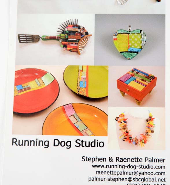 Original Running Dog Studio Mixed Media Fish Sculpture