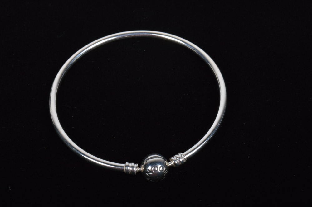 Pandora Sterling Silver Bangle Bracelet