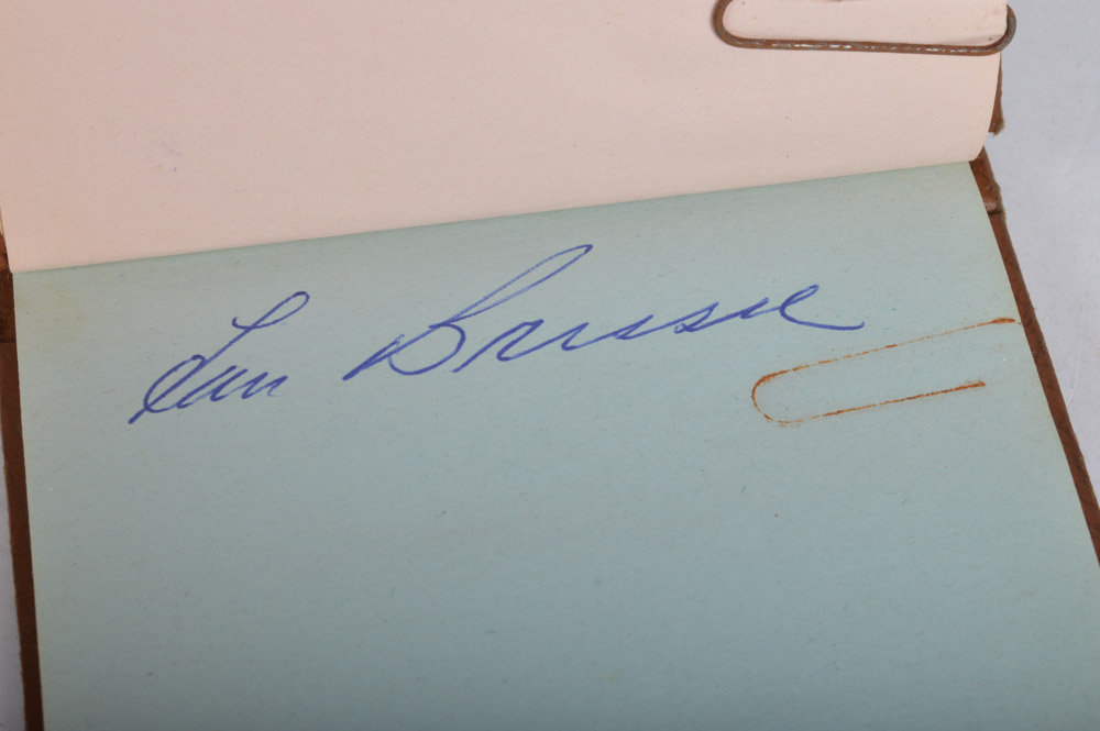 Vintage Autograph Books Featuring Cleveland Indians Signatures