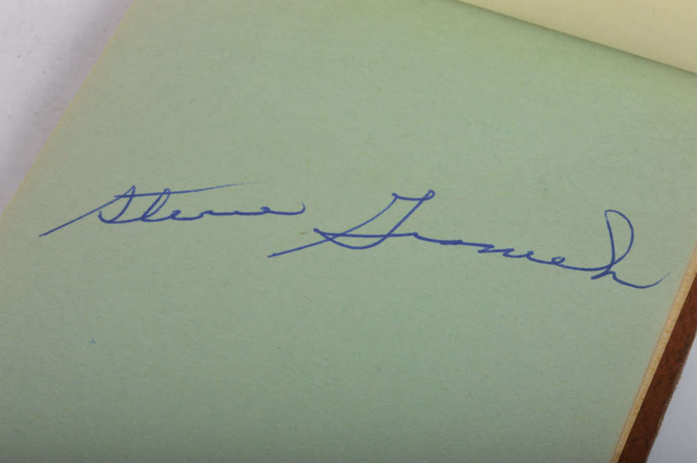 Vintage Autograph Books Featuring Cleveland Indians Signatures