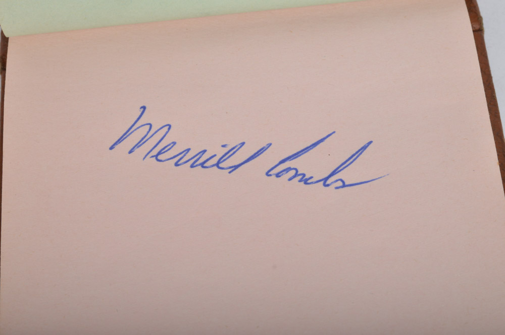 Vintage Autograph Books Featuring Cleveland Indians Signatures