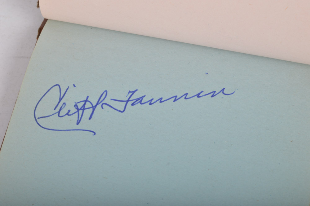 Vintage Autograph Books Featuring Cleveland Indians Signatures