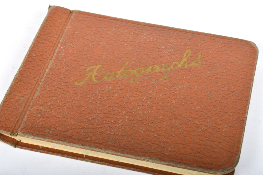 Vintage Autograph Books Featuring Cleveland Indians Signatures