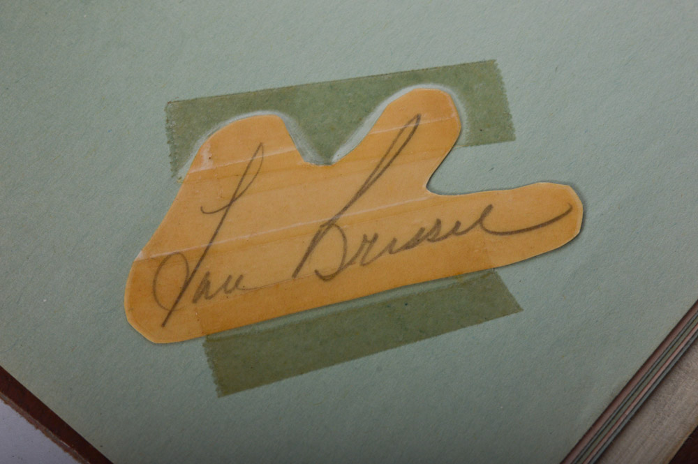 Vintage Autograph Books Featuring Cleveland Indians Signatures