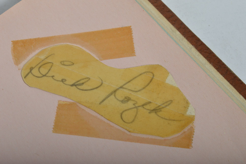 Vintage Autograph Books Featuring Cleveland Indians Signatures