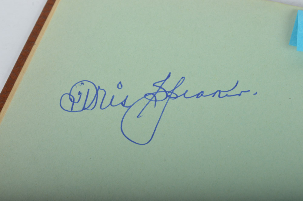 Vintage Autograph Books Featuring Cleveland Indians Signatures