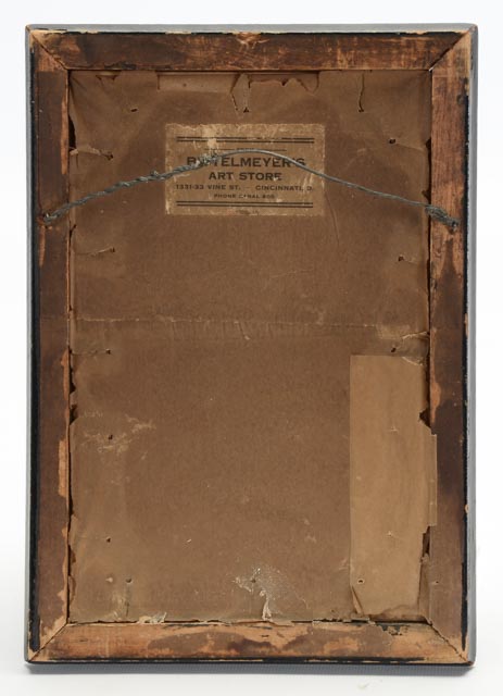 G. J. Frey Antique 19th-Century Original Watercolor "The Alhambra"