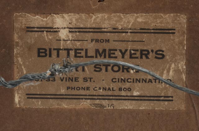 G. J. Frey Antique 19th-Century Original Watercolor "The Alhambra"