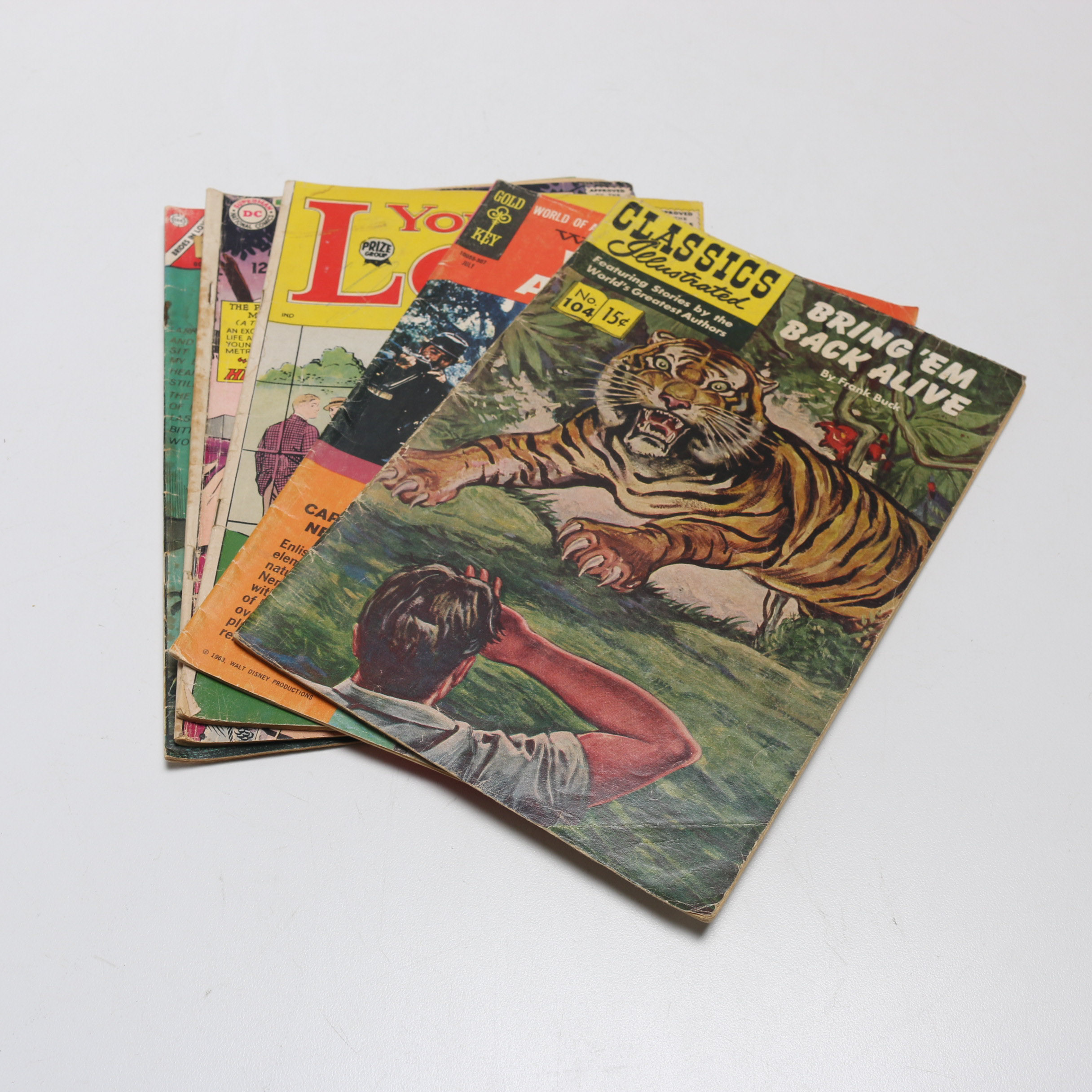 Vintage Golden Key and "Young Love" Comics