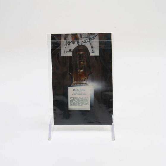 Jack Ham Signed Photo of Hall of Fame Bust