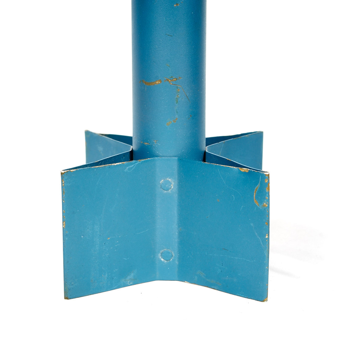 Inert World War II Blue Practice Mortar Shell and Grenade