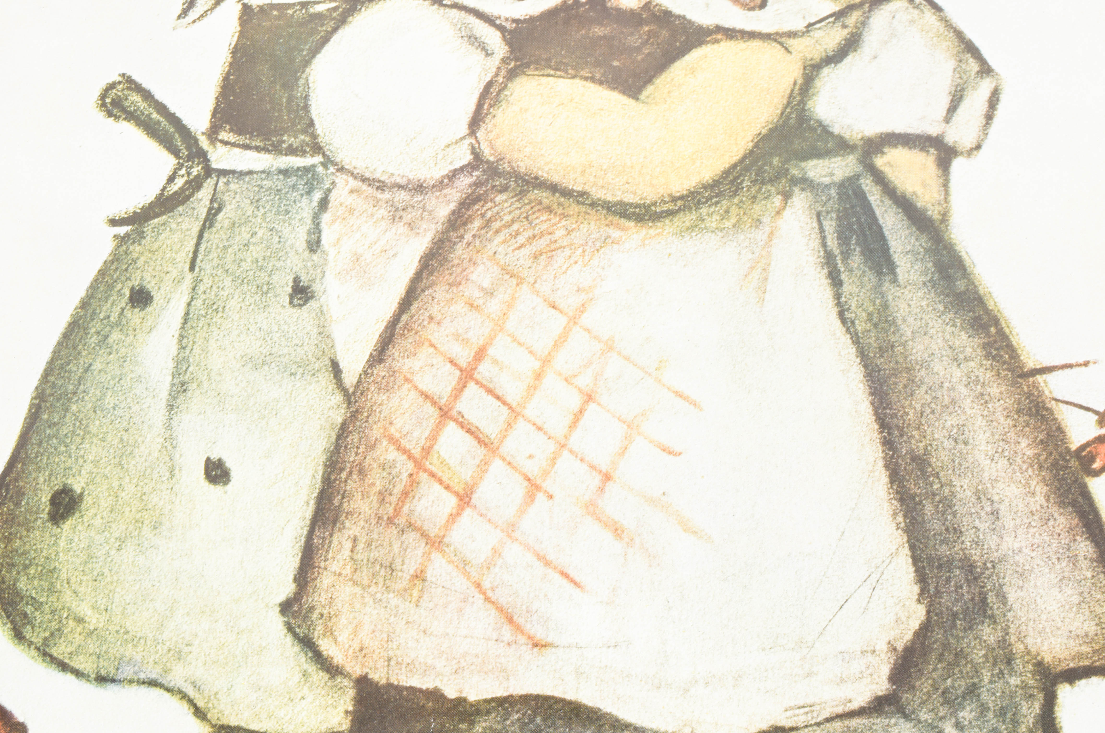 Sister Maria Innocentia Hummel Offset Lithograph of Two Girls