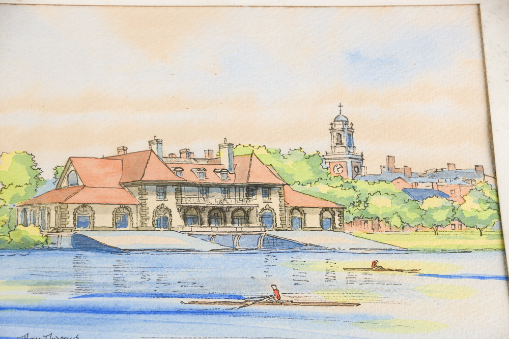 Paul Andrews Watercolors of Harvard University