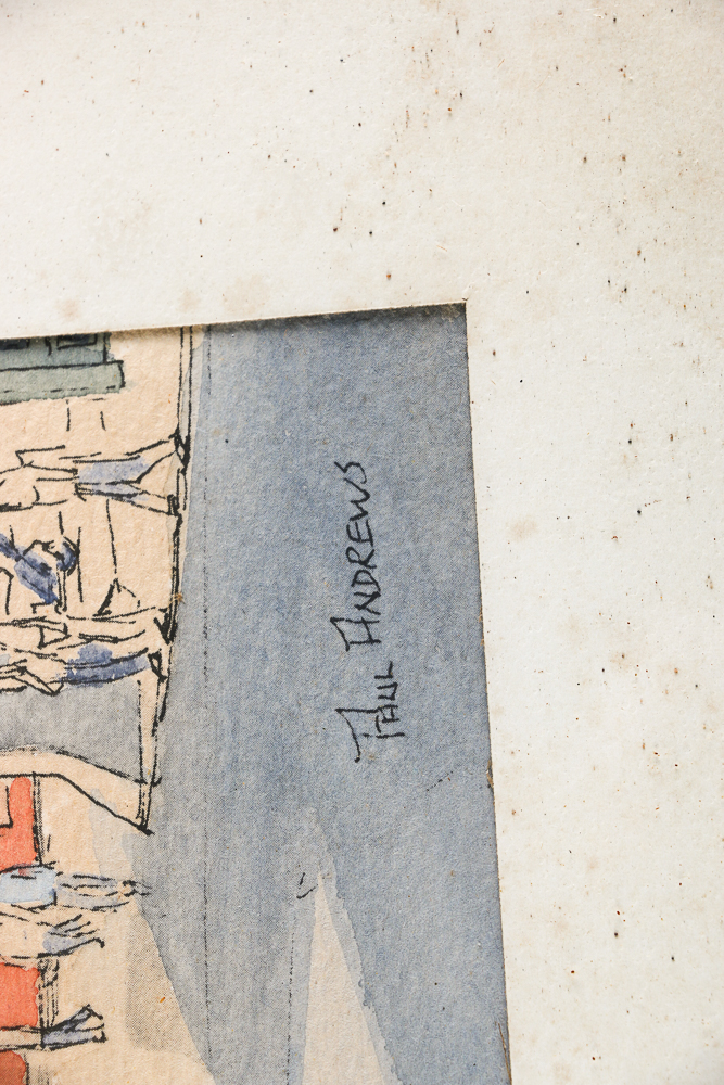 Paul Andrews Watercolors of Harvard University