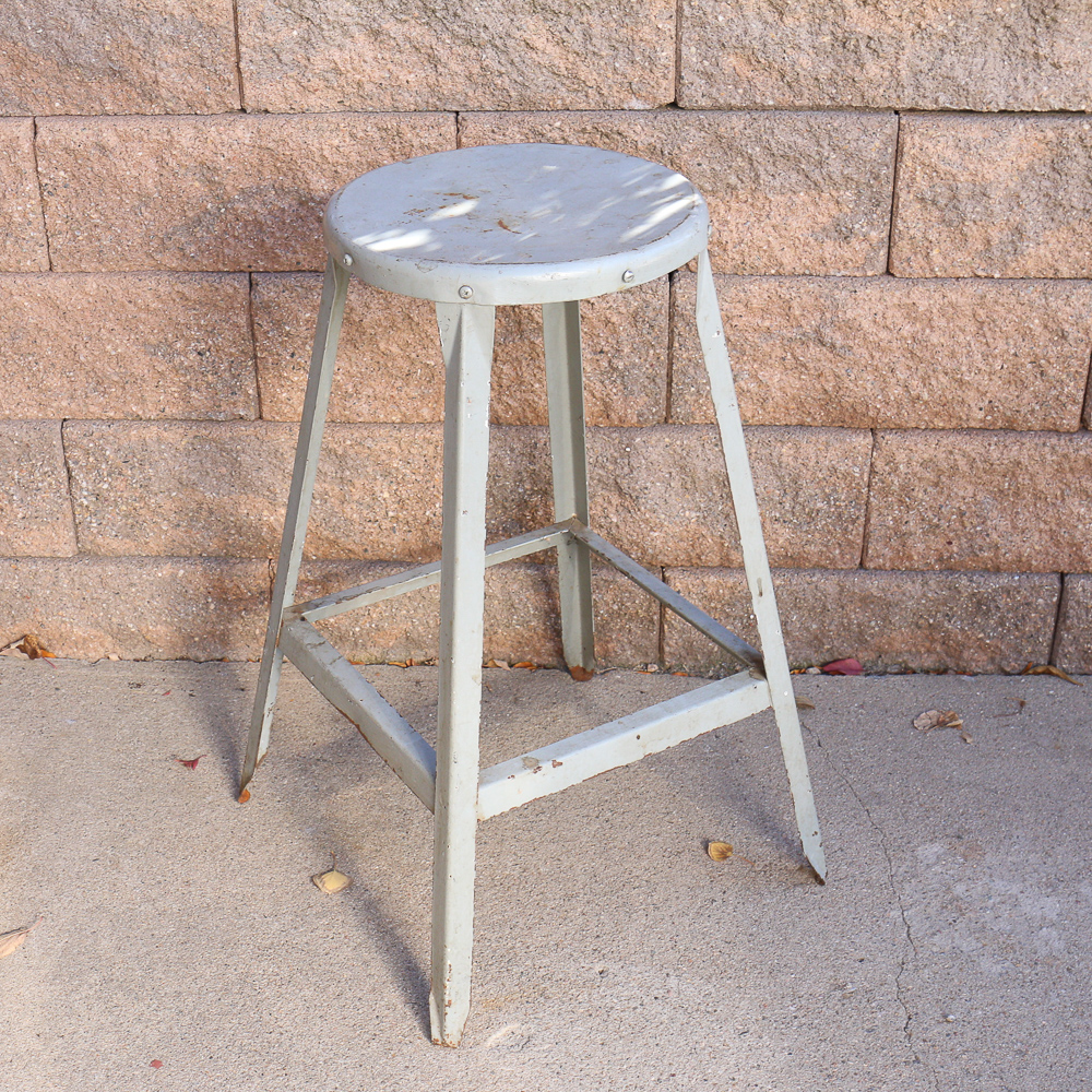 Vintage Metal Stool
