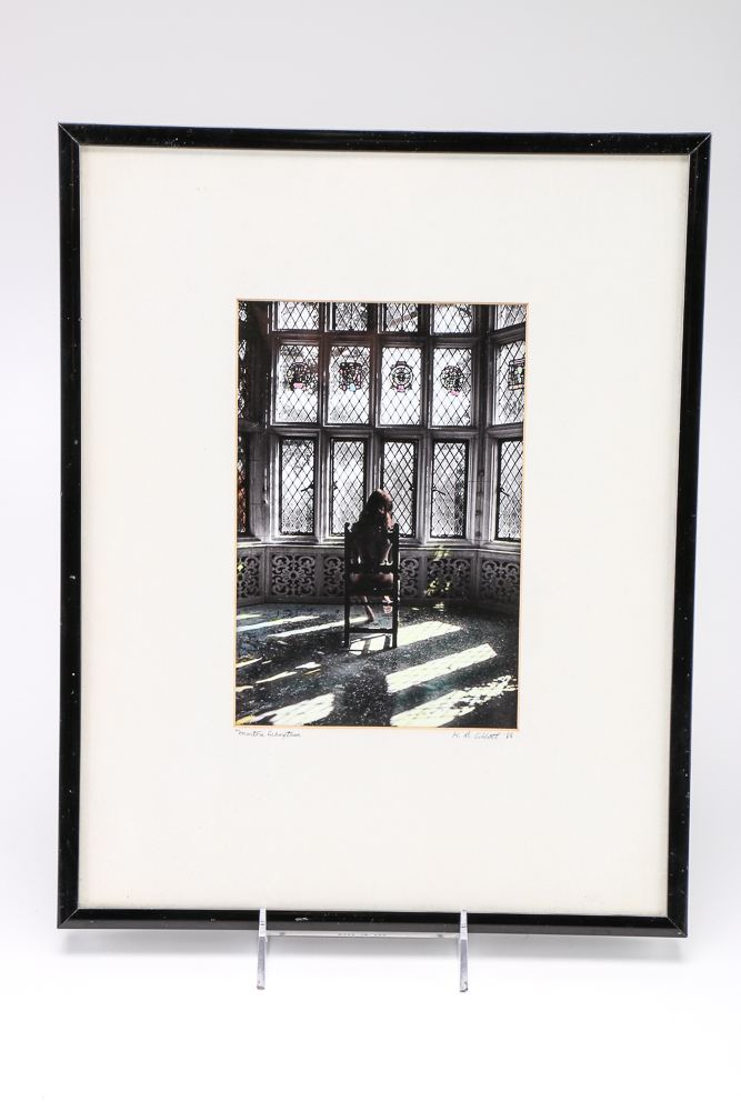 Karen D. Abbott Framed Hand-colored Photograph