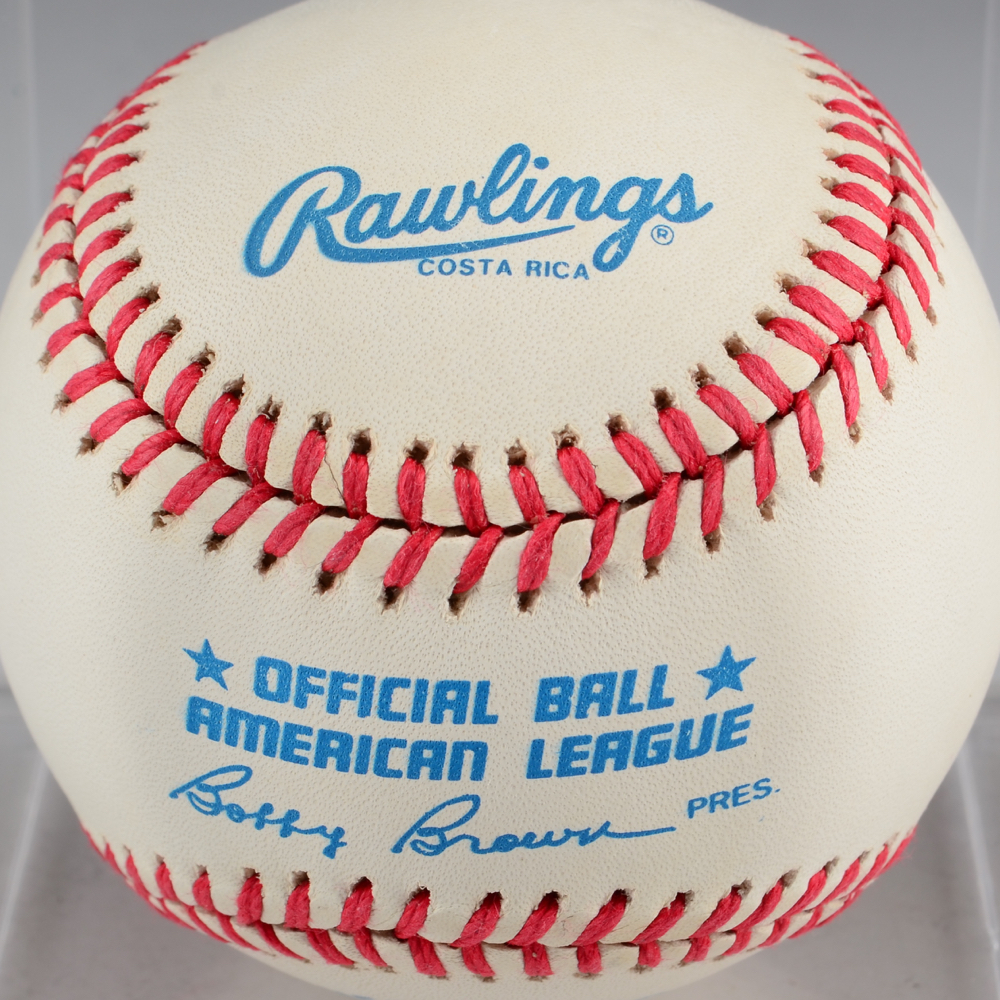 (HOF) Enos Slaughter Signed Baseball