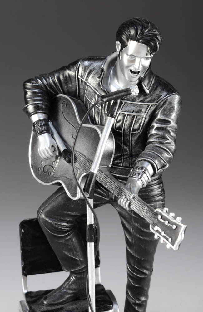 Hamilton Collection "Elvis Presley's '68 Comeback Platinum Edition" Figurine