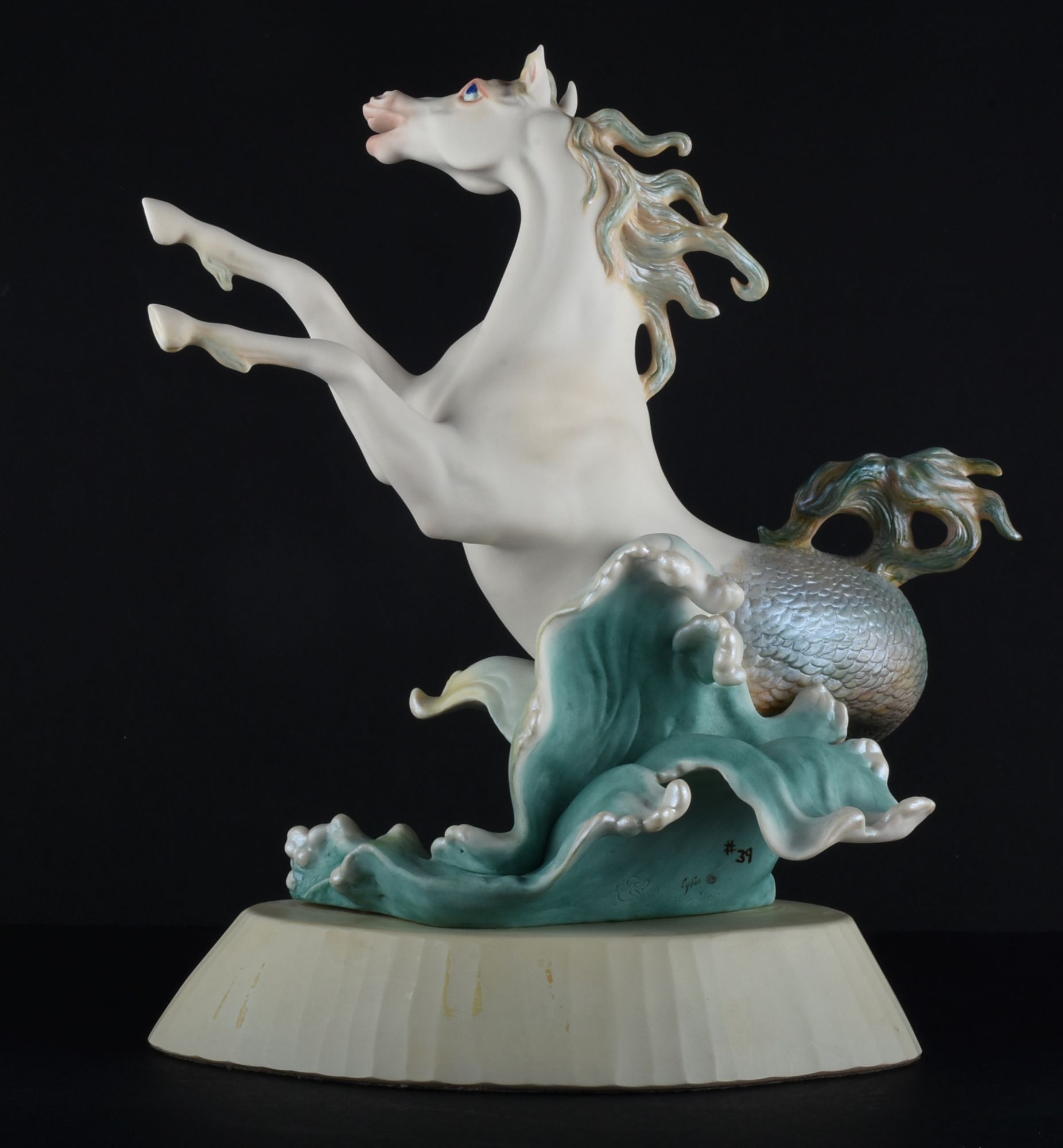 Cybis Porcelain "Sea King's Steed" Hippocampus Figurine