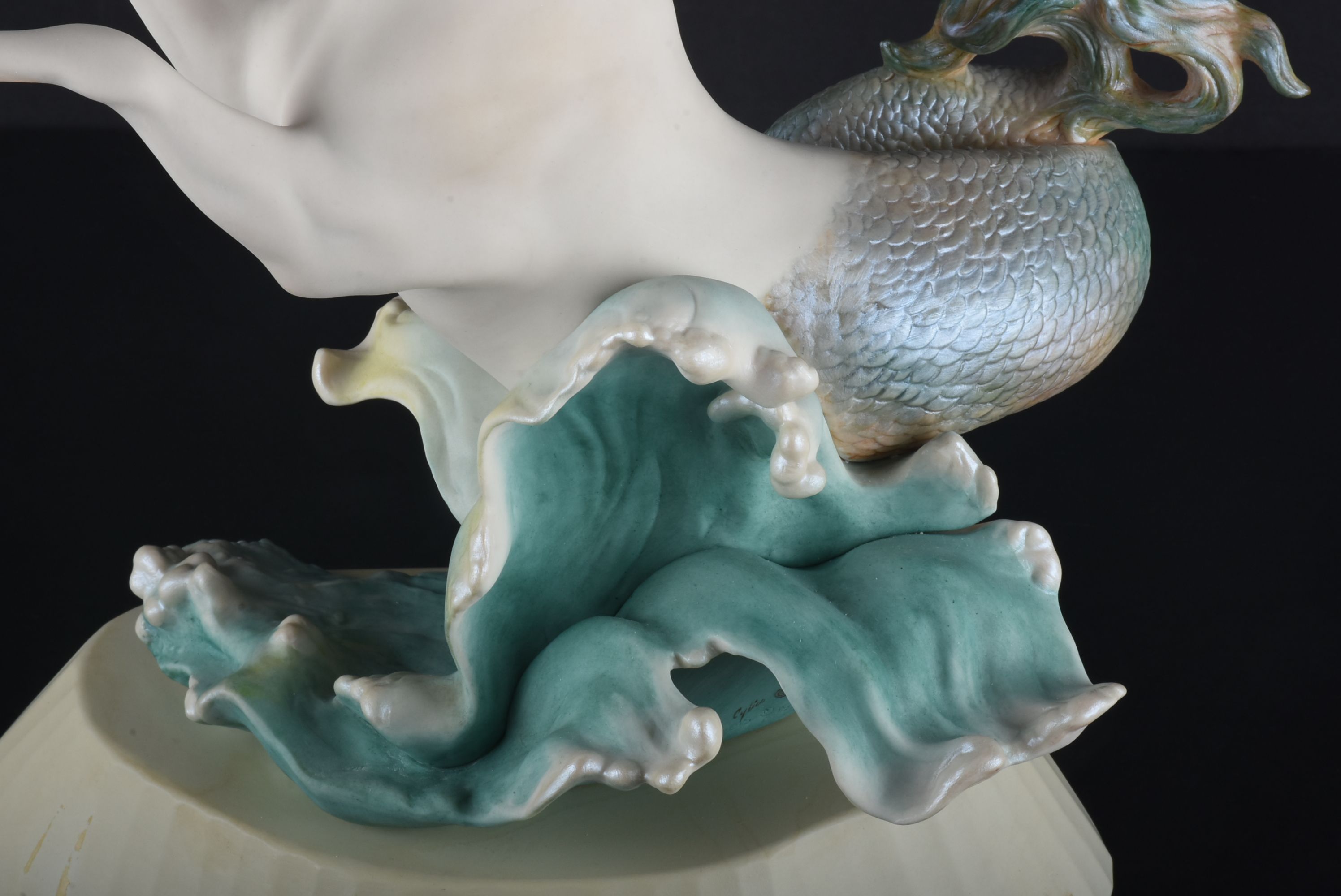 Cybis Porcelain "Sea King's Steed" Hippocampus Figurine