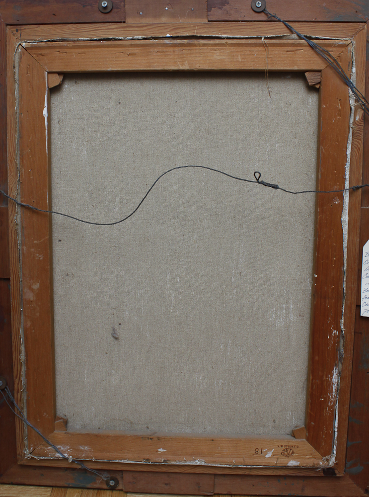 Signed Oil Painting by Low Rey