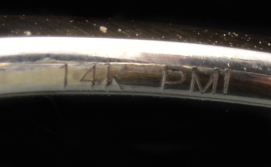 14K White Gold Sapphire and Diamond Cocktail Ring