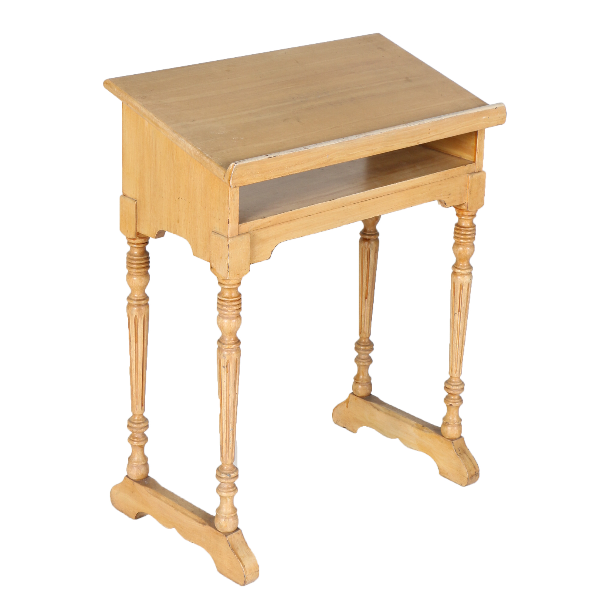 Vintage Cream-Painted Desk