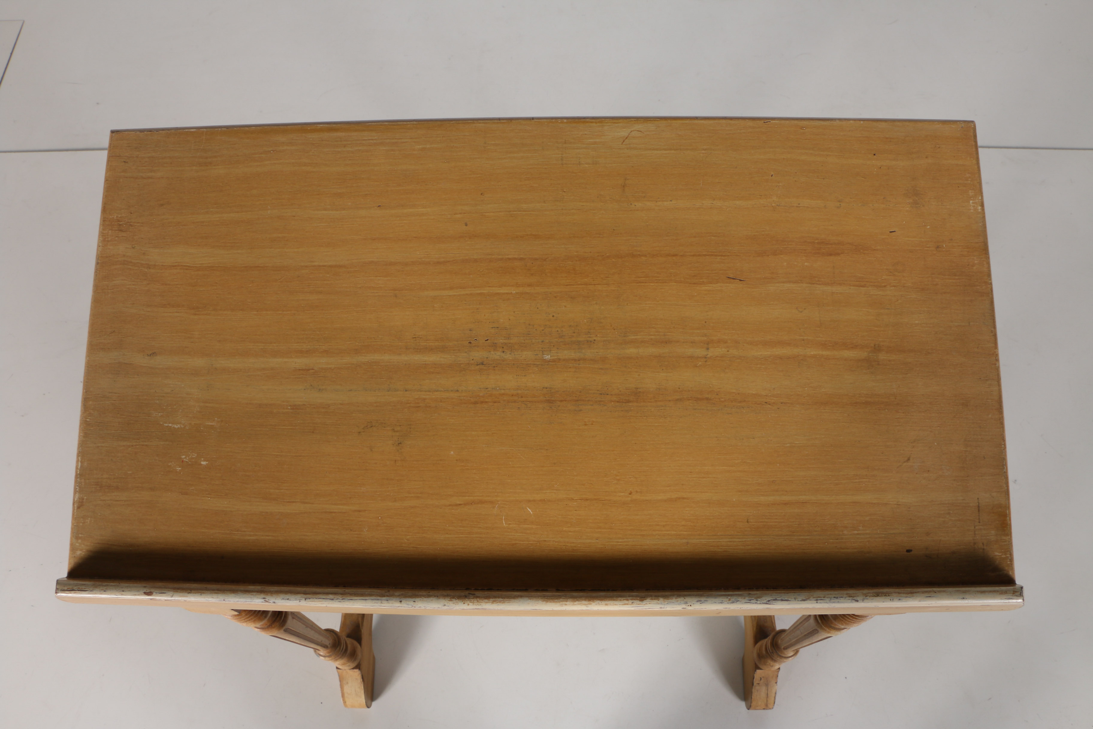 Vintage Cream-Painted Desk