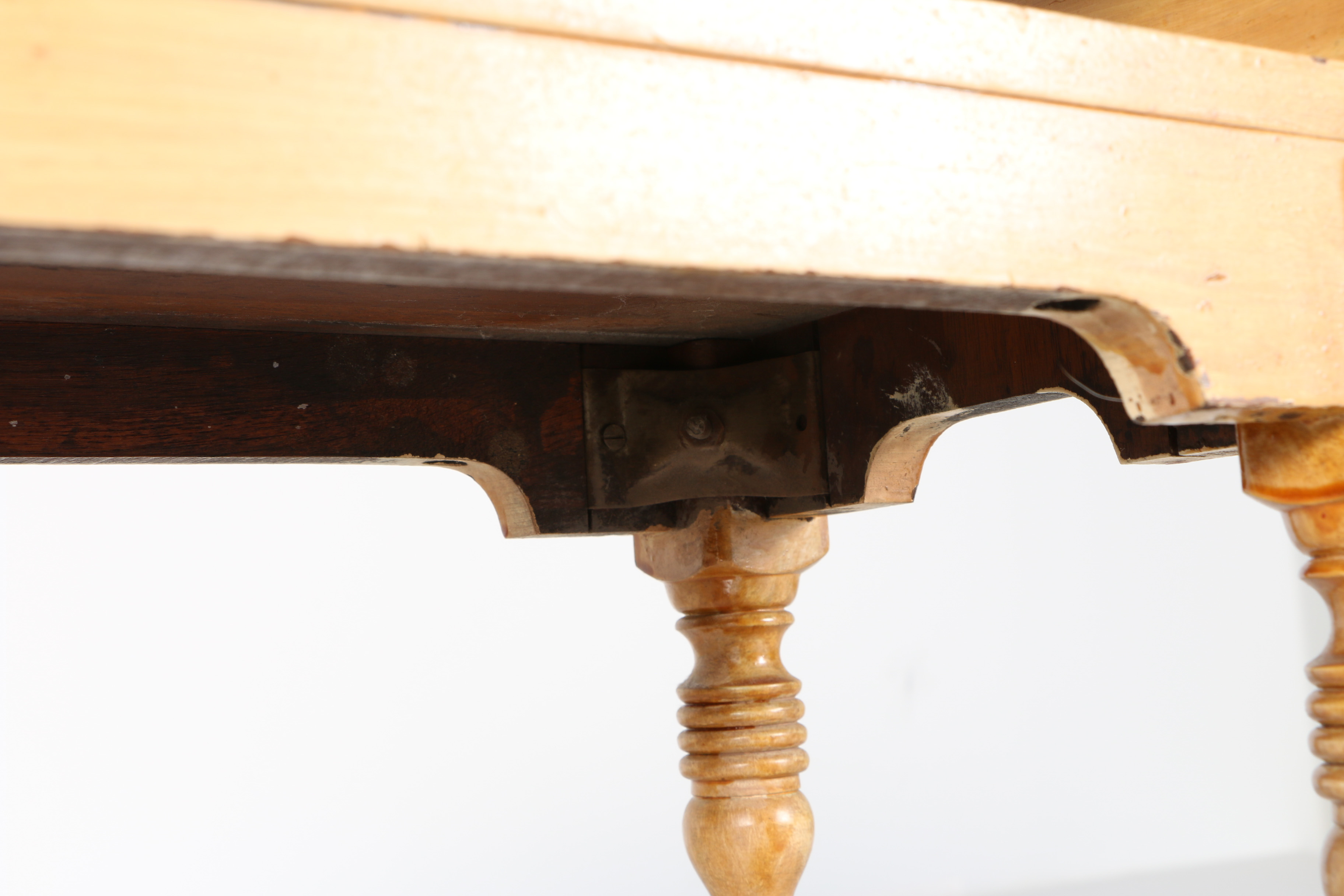 Vintage Cream-Painted Desk