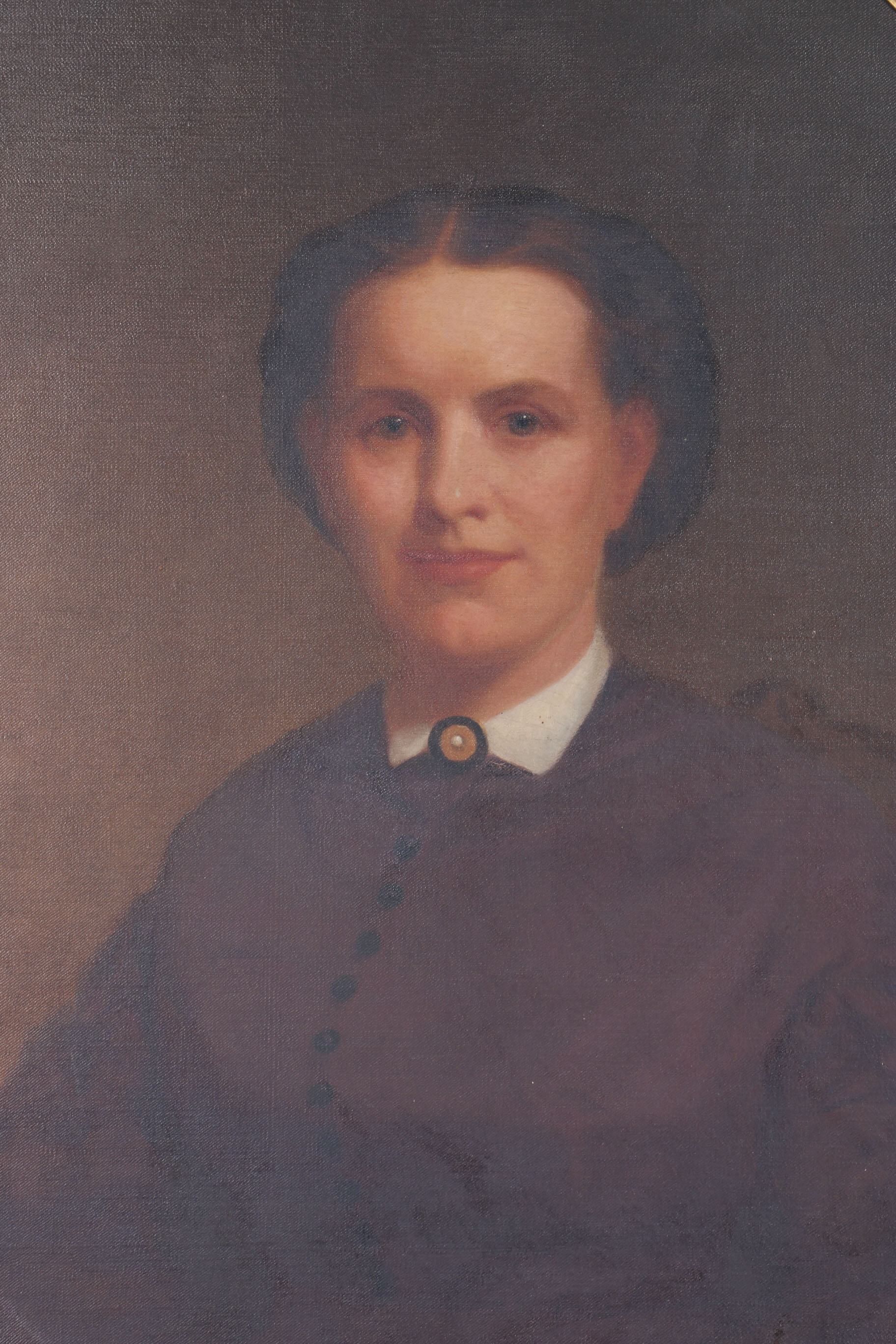 Alonzo Hartwell Oil Painting on Canvas Portrait of A Woman