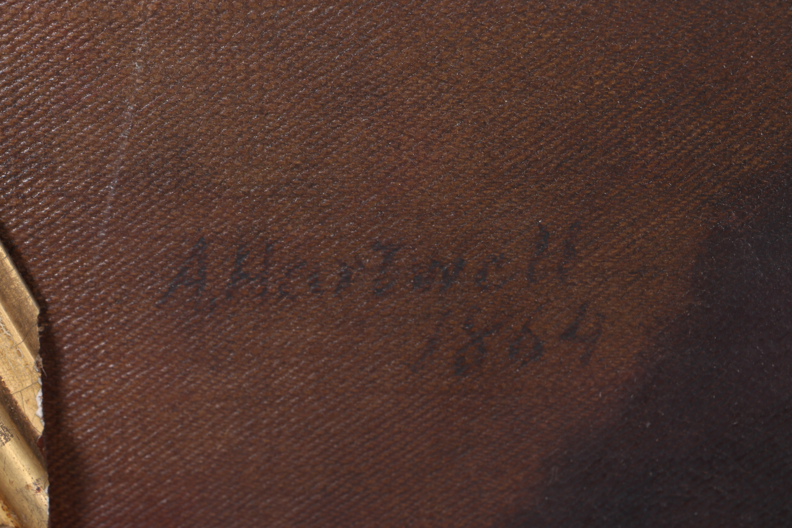 Alonzo Hartwell Oil Painting on Canvas Portrait of A Woman