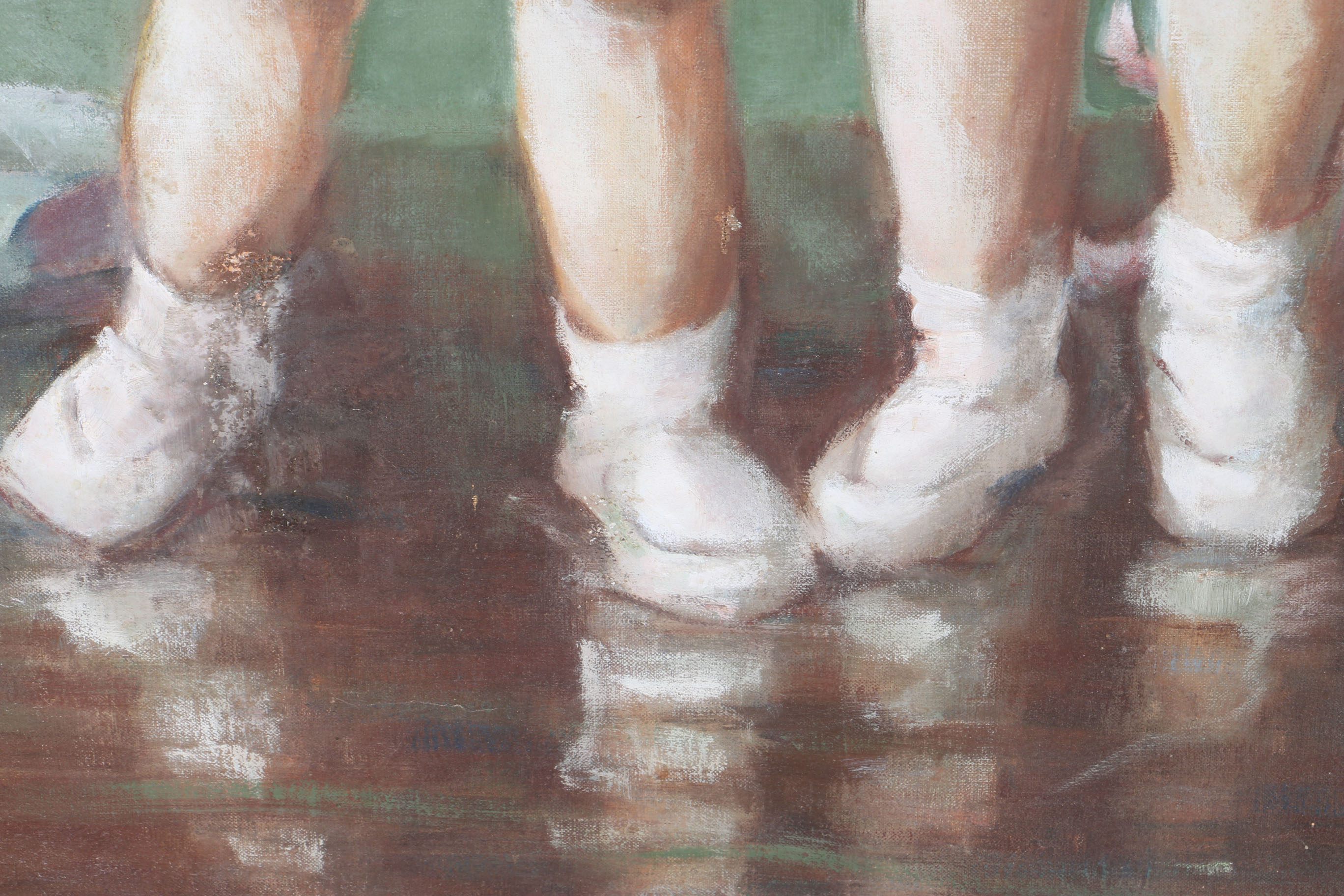 Isabella Markell Original Oil Painting on Canvas Portrait of Two Girls