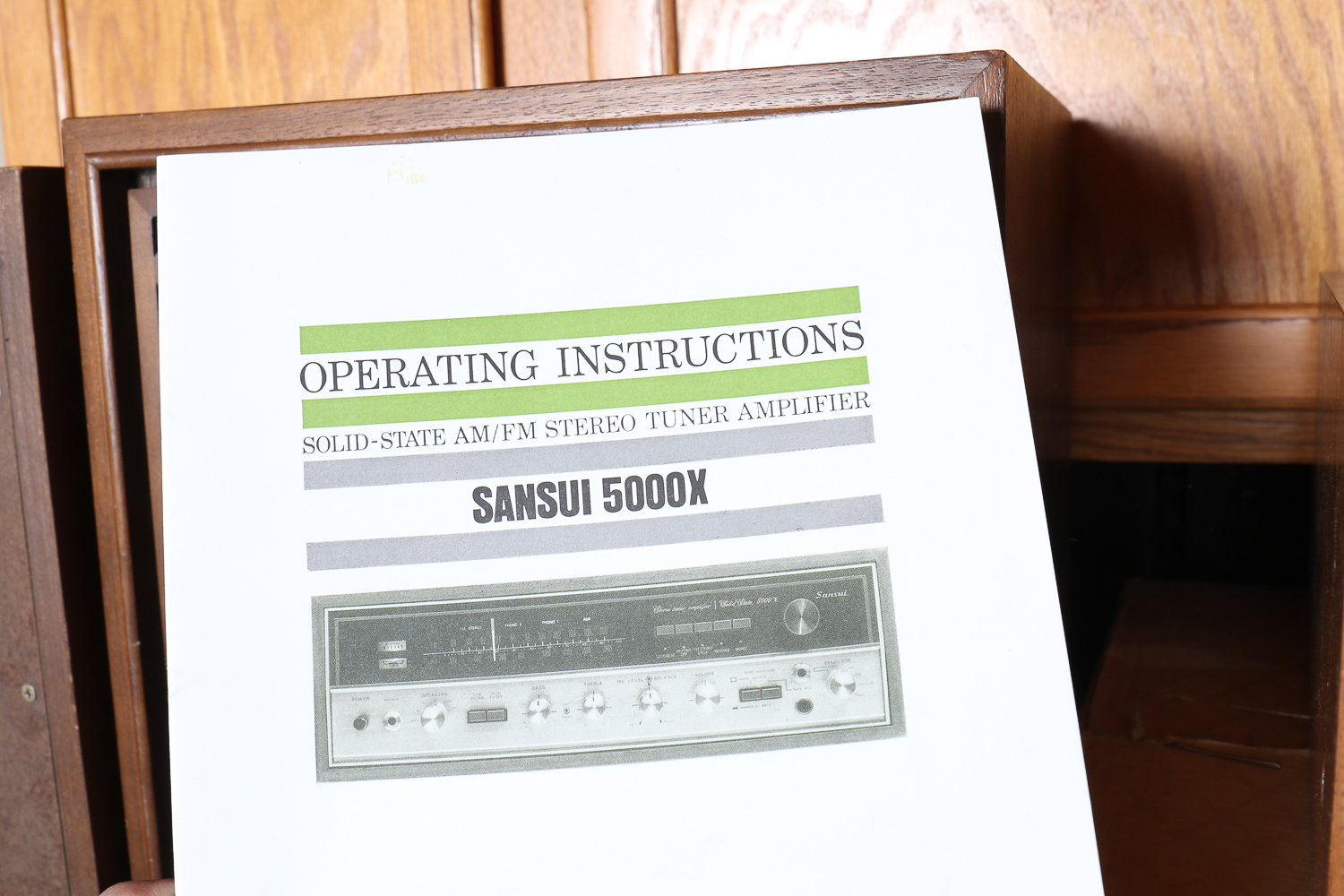 Sansui Stereo Tuner/Amplifier and Speakers