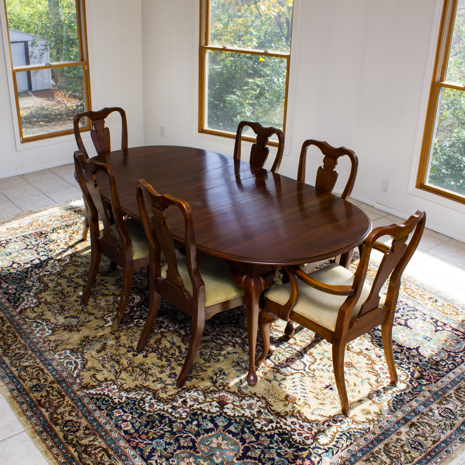 Cherry Dining Table and Chairs