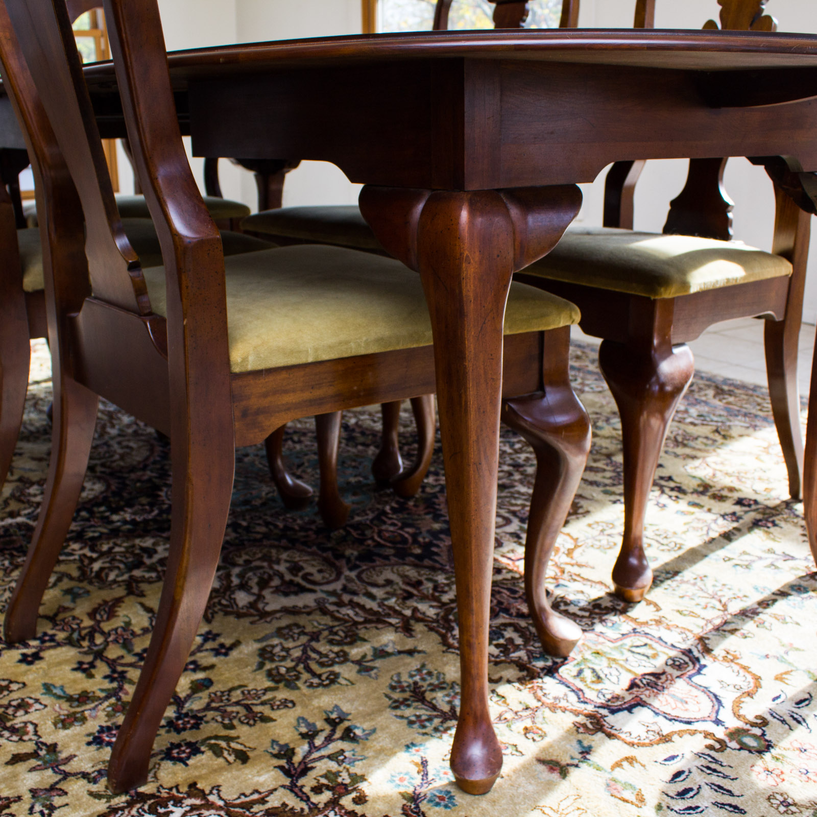 Cherry Dining Table and Chairs