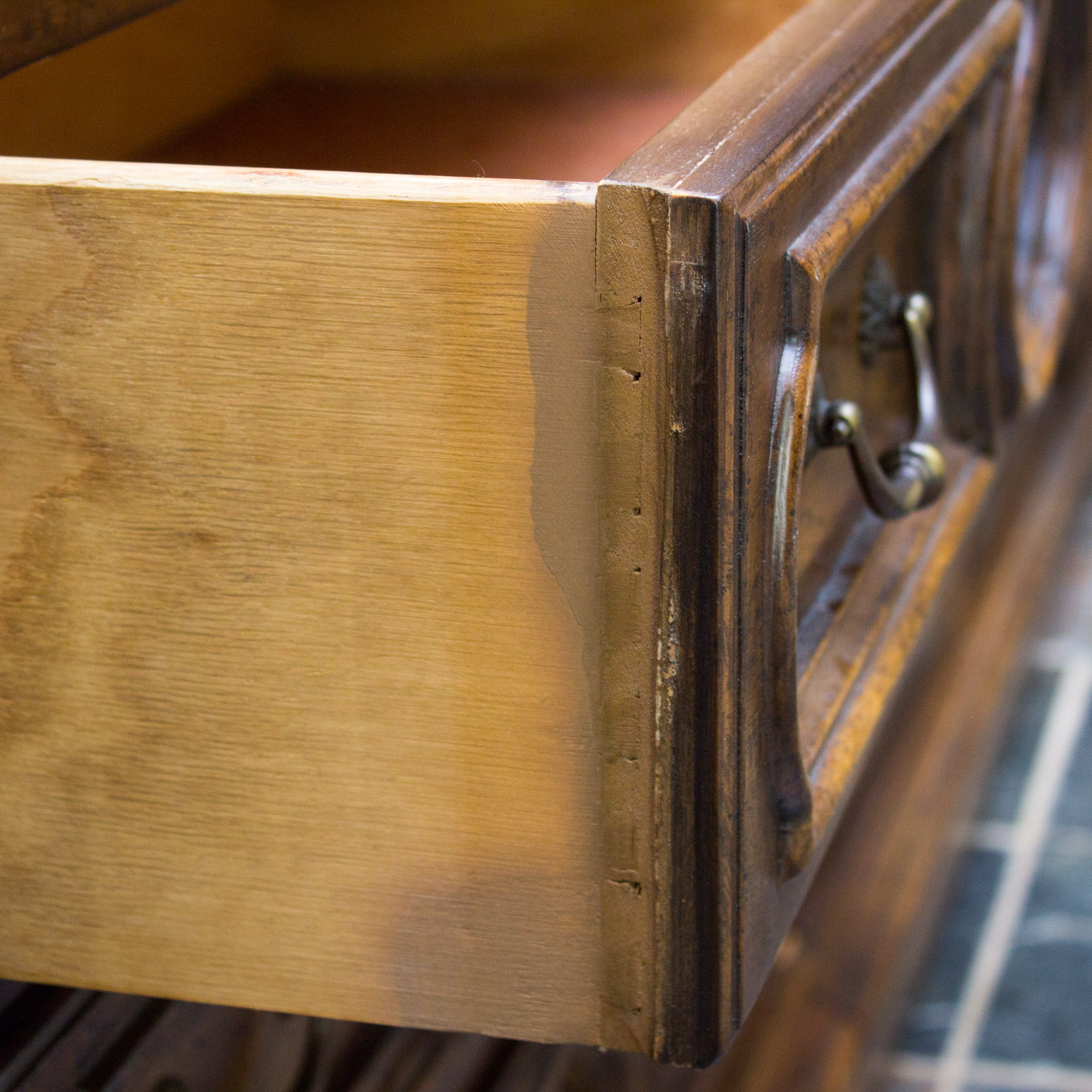Large Oak Wall Shelving Unit