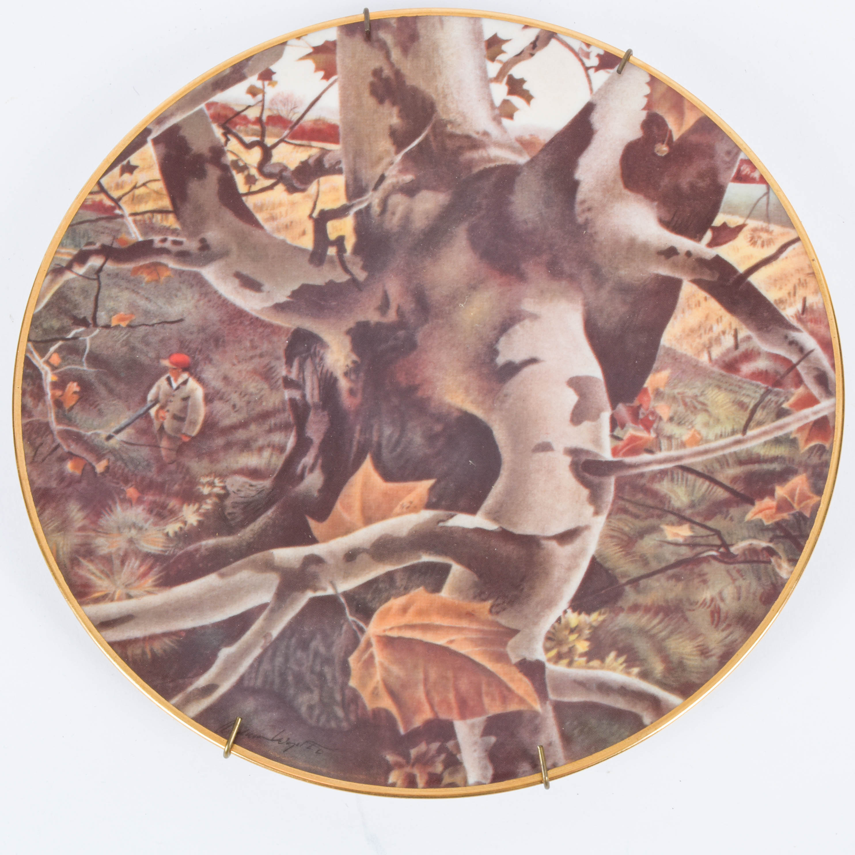 Andrew Wyeth Limited Edition Collector Plate "The Hunter"