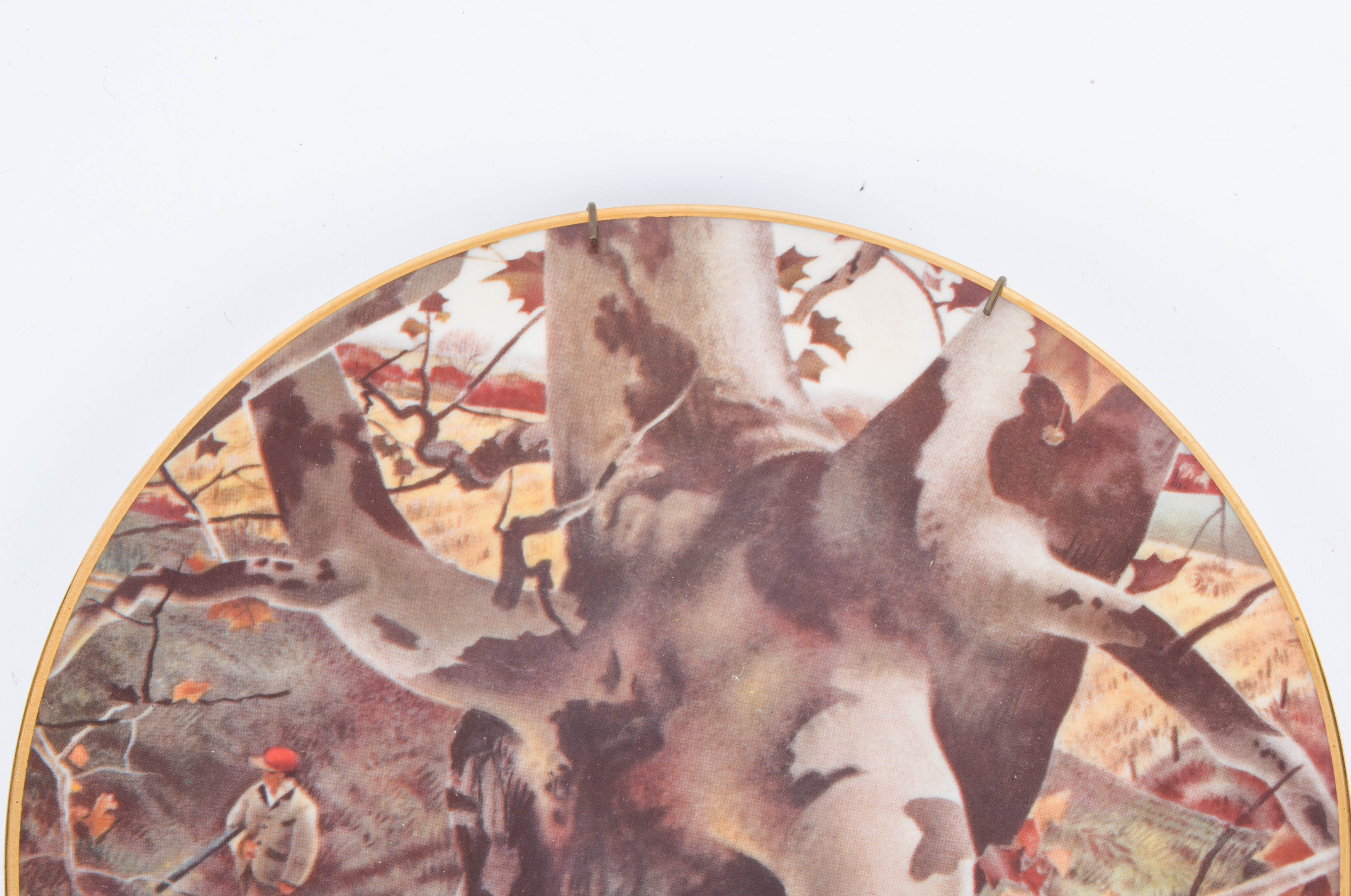 Andrew Wyeth Limited Edition Collector Plate "The Hunter"